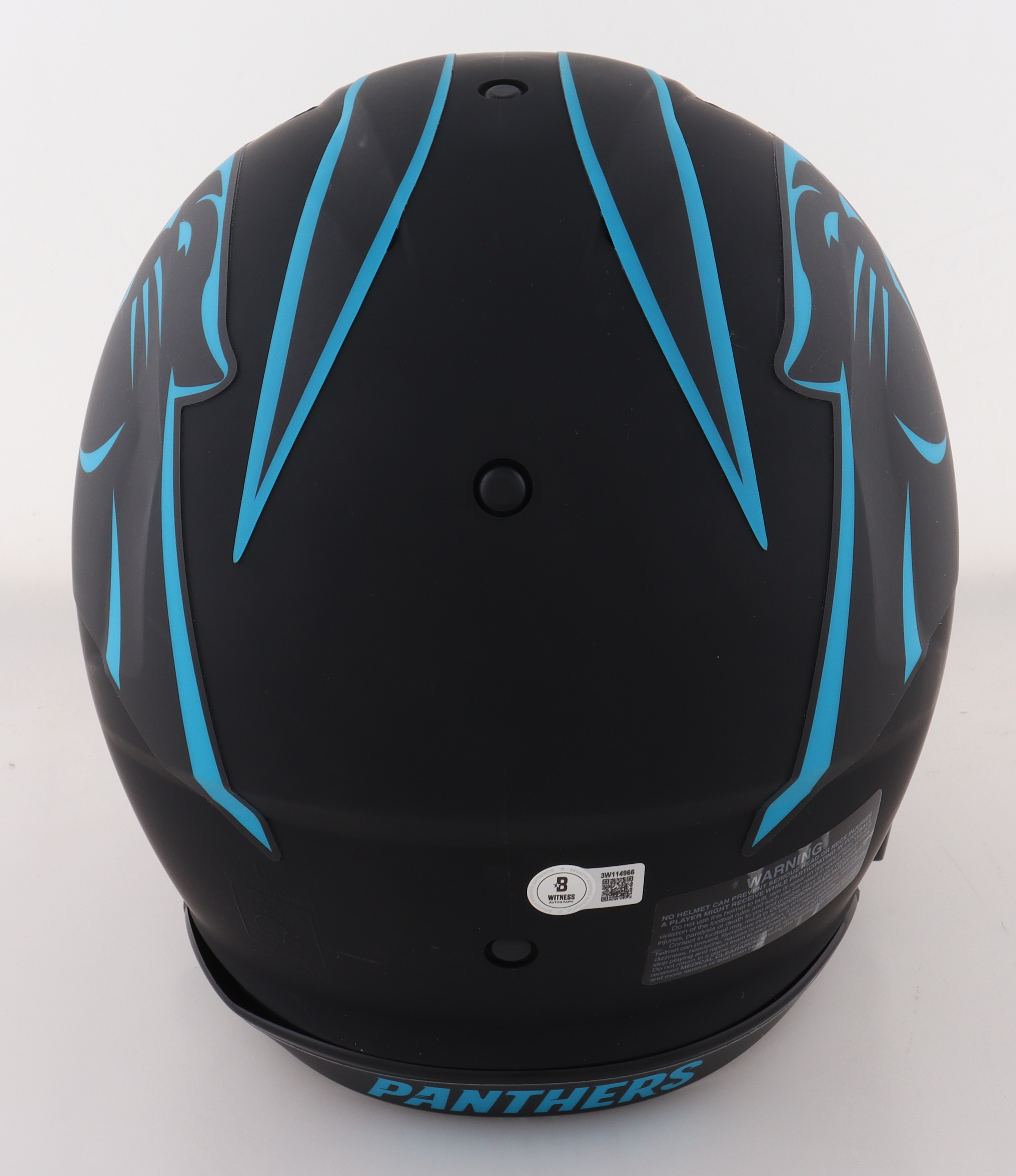 Xavier Legette Signed Panthers Full-Size On-Field Authentic Eclipse Alternate Speed Helmet (Beckett) at PristineAuction.com Xavier Legette Signed Panthers Full-Size On-Field Authentic Eclipse Alternate Speed Helmet (Beckett) at PristineAuction.com