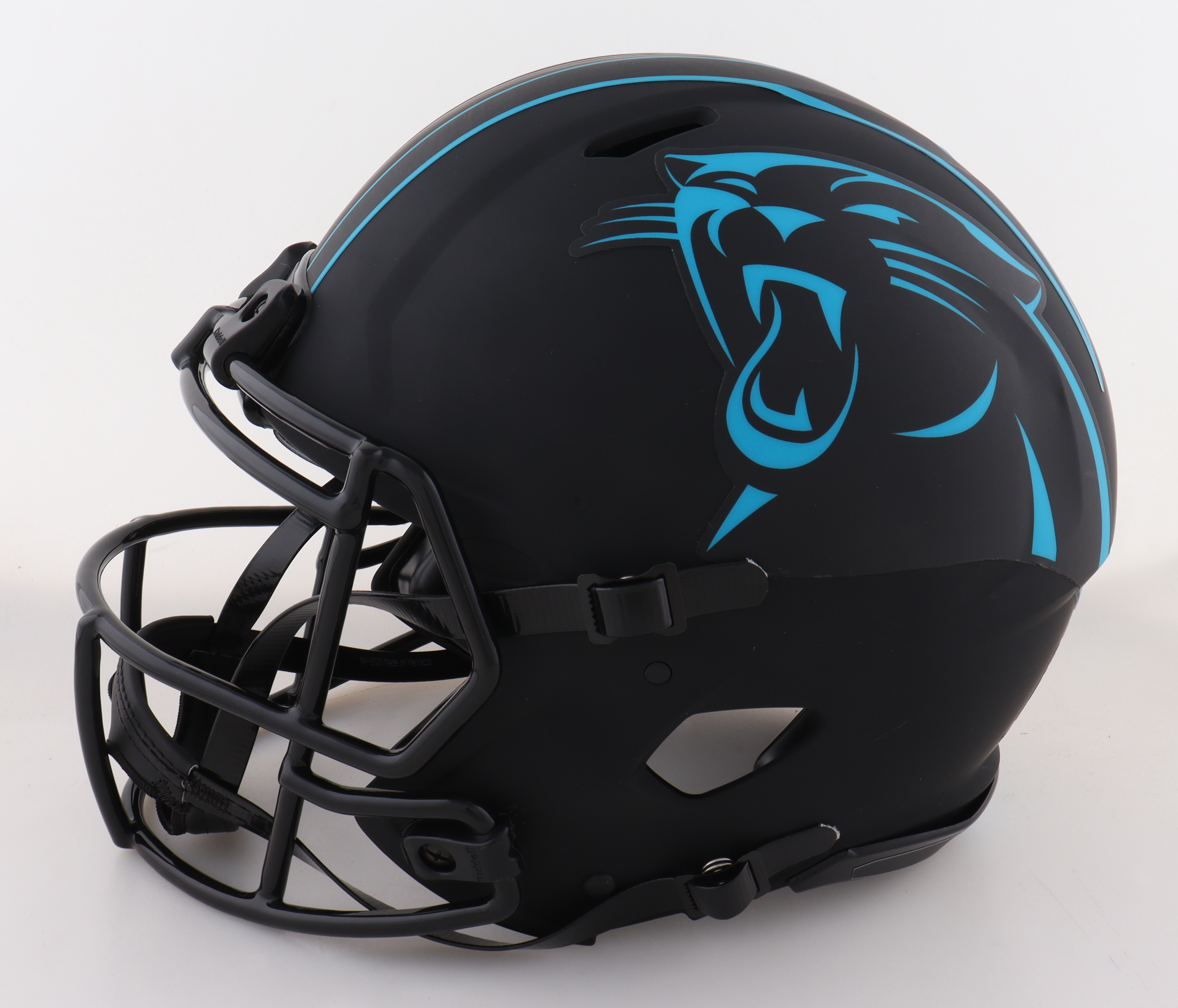 Xavier Legette Signed Panthers Full-Size On-Field Authentic Eclipse Alternate Speed Helmet (Beckett) at PristineAuction.com Xavier Legette Signed Panthers Full-Size On-Field Authentic Eclipse Alternate Speed Helmet (Beckett) at PristineAuction.com