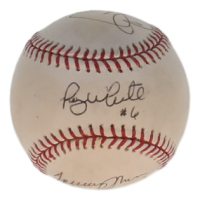 Tommy John, Roy White Signed OML Baseball (JSA) at PristineAuction.com