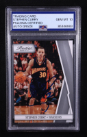 Stephen Curry Signed 2010-11 Prestige #36 (PSA | Auto 10) at PristineAuction.com