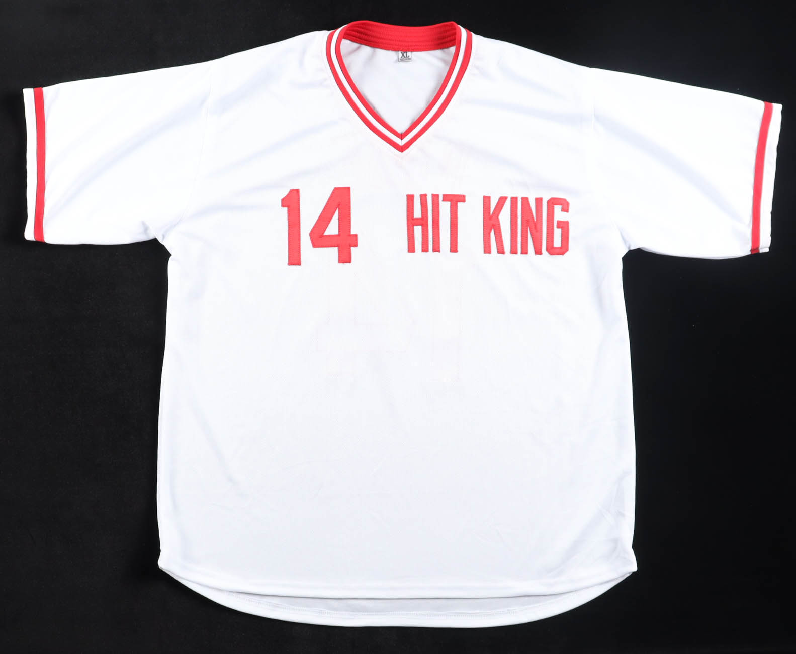 Pete Rose Signed Jersey (Rose) at PristineAuction.com Pete Rose Signed Jersey (Rose) at PristineAuction.com