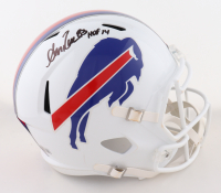 Andre Reed Signed Bills Full-Size Helmet Inscribed "HOF 14" (Beckett) at PristineAuction.com