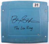 Barry Sanders Signed Stadium Seat Bottom Inscribed "The Lion King" (Schwartz) at PristineAuction.com