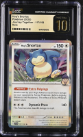 Hop's Snorlax 2025 Pokemon Journey Together #117/159 (CGC PRISTINE 10 | Black Label) at PristineAuction.com