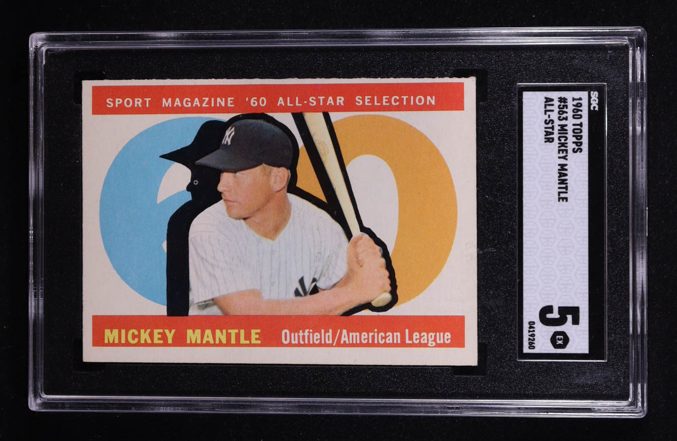Mickey Mantle 1960 Topps #563 AS (SGC 5) at PristineAuction.com Mickey Mantle 1960 Topps #563 AS (SGC 5) at PristineAuction.com