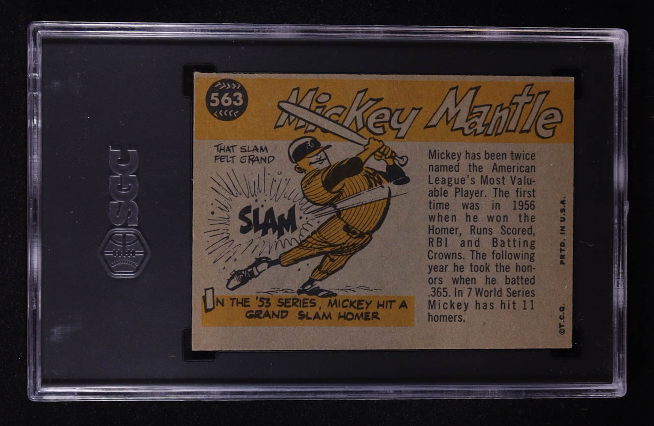 Mickey Mantle 1960 Topps #563 AS (SGC 5) at PristineAuction.com Mickey Mantle 1960 Topps #563 AS (SGC 5) at PristineAuction.com
