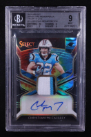 Christian McCaffrey 2018 Select Signature Memorabilia Prizm Tie Dye #3 #01/10 (BGS 9 | Auto 10) at PristineAuction.com