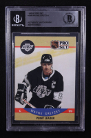 Wayne Gretzky Signed 1990-91 Pro Set #394 LL (BGS) at PristineAuction.com