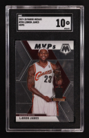 LeBron James 2019-20 Panini Mosaic #298 MVP (SGC 10) at PristineAuction.com
