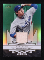 Hyun-Jin Ryu 2014 Topps Tribute Forever Young Relics Green #FYRRH #24/25 at PristineAuction.com
