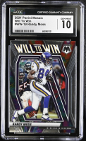 Randy Moss 2021 Panini Mosaic Will To Win #19 (CGC 10) at PristineAuction.com