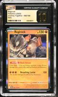 Regirock 2025 Pokemon Journey Together #082/159 (CGC PRISTINE 10 | Black Label) at PristineAuction.com