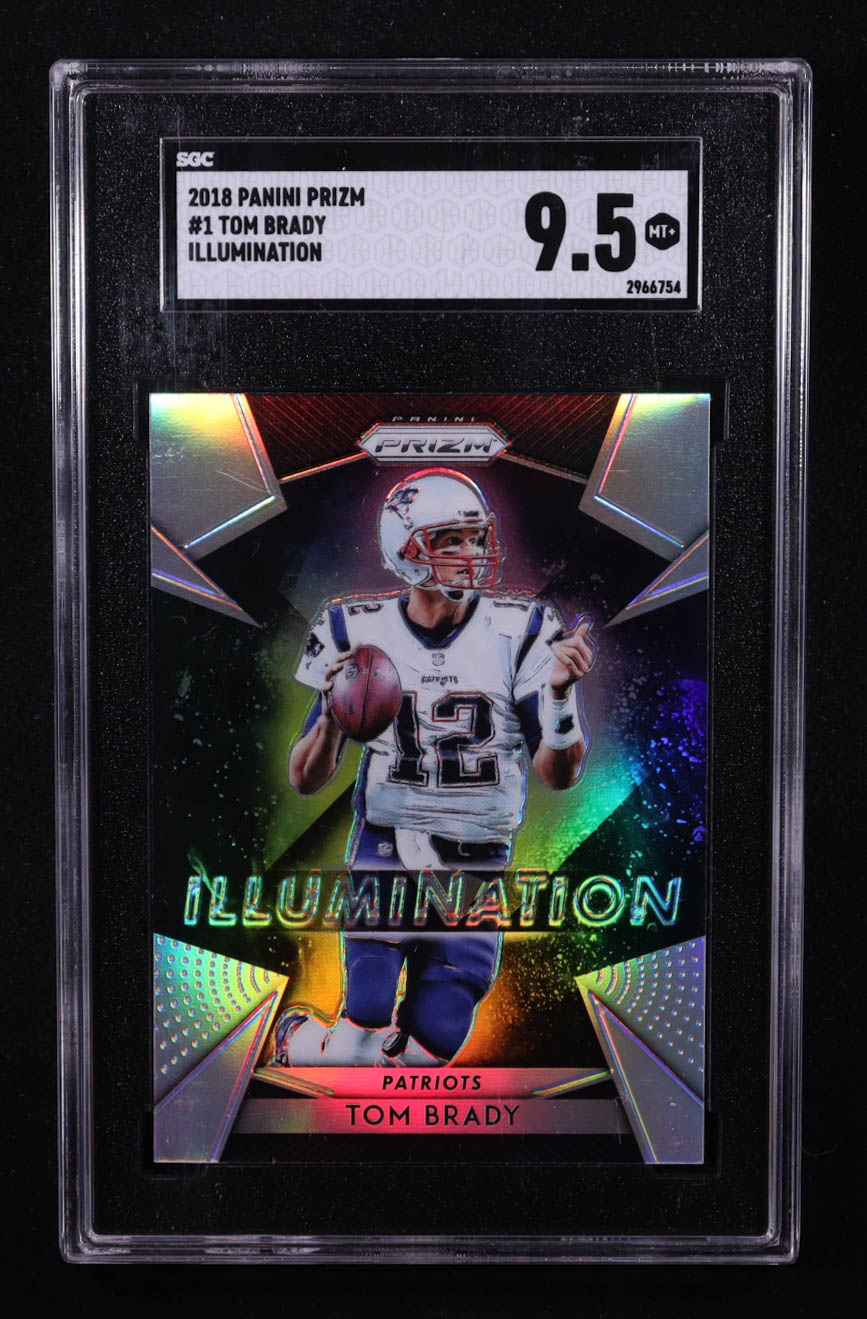 Tom Brady 2018 Panini Prizm Illumination Prizms #1 (SGC 9.5) at PristineAuction.com Tom Brady 2018 Panini Prizm Illumination Prizms #1 (SGC 9.5) at PristineAuction.com