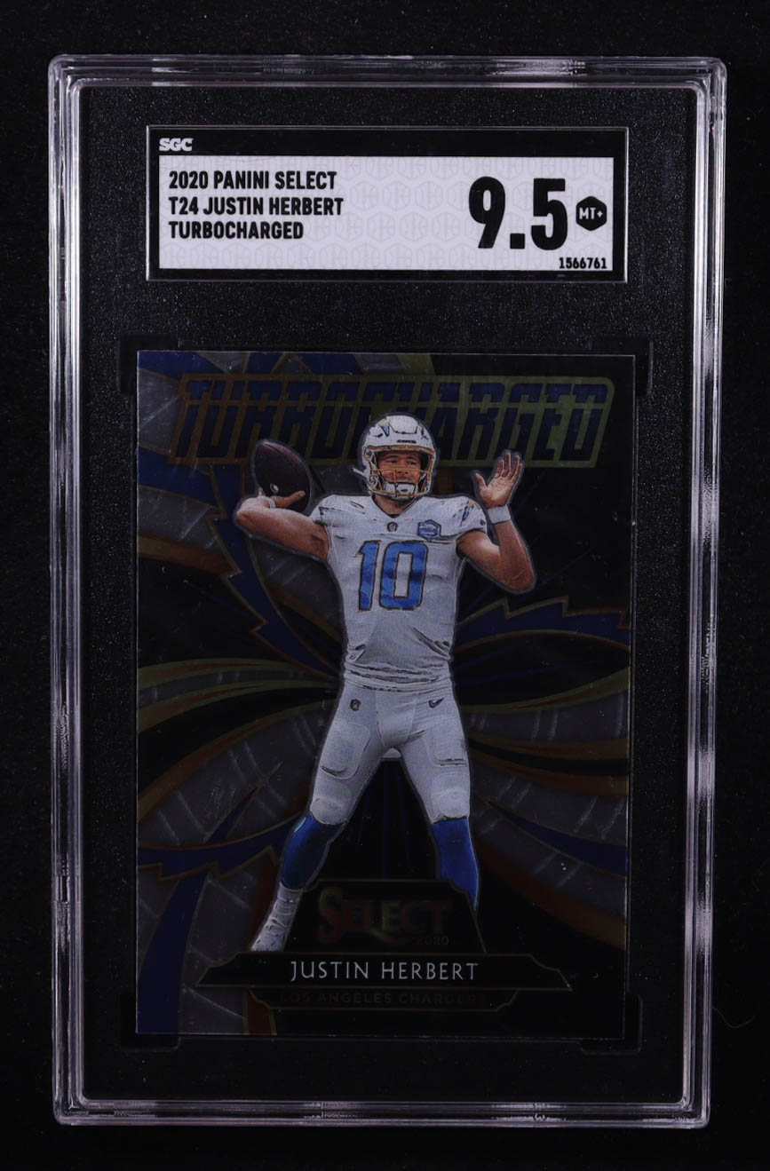 Justin Herbert 2020 Select Turbocharged #24 RC (SGC 9.5) at PristineAuction.com Justin Herbert 2020 Select Turbocharged #24 RC (SGC 9.5) at PristineAuction.com