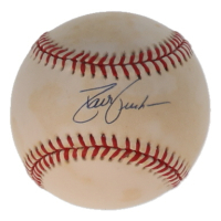 David Justice Signed ONL Baseball (Beckett) at PristineAuction.com