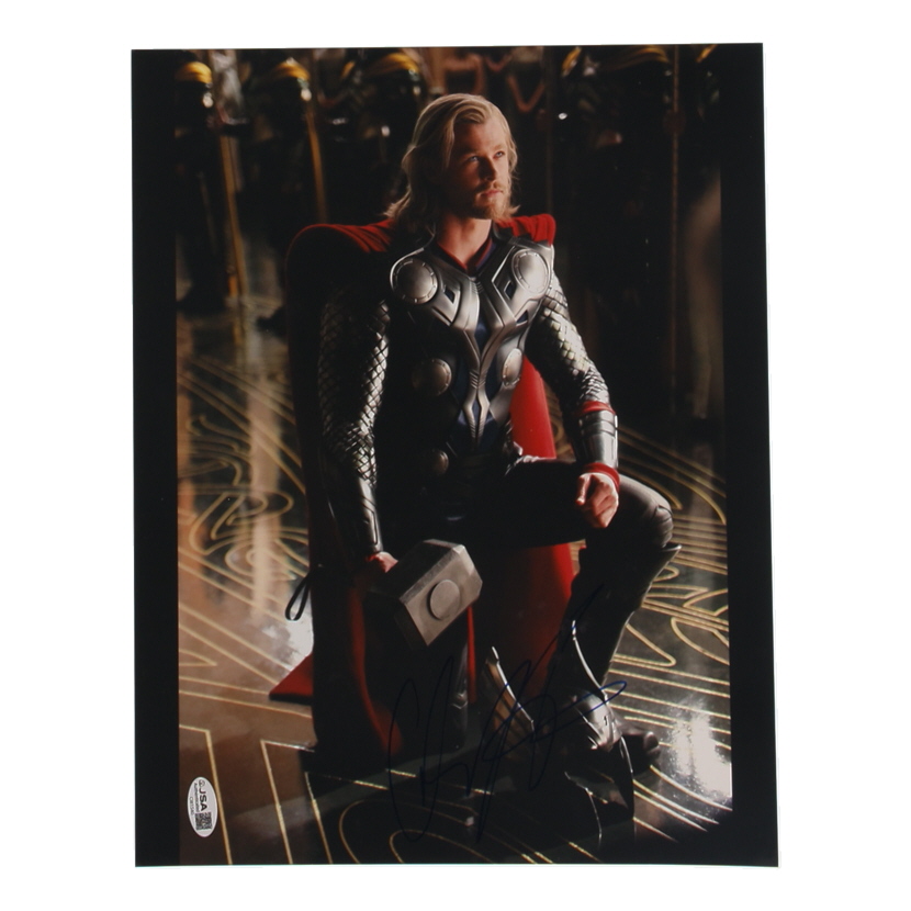 Chris Hemsworth Signed "Thor" 11x14 Photo (JSA) at PristineAuction.com Chris Hemsworth Signed "Thor" 11x14 Photo (JSA) at PristineAuction.com