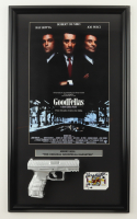 Henry Hill Signed "Goodfellas" Custom Framed Playing Card Display with Poster Print & Replica Prop Pistol (PSA) at PristineAuction.com