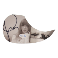 Taylor Swift Signed "Folklore" Custom Insert Pickguard (ACOA) at PristineAuction.com
