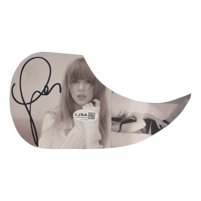 Taylor Swift Signed "Folklore" Custom Insert Pickguard (JSA) at PristineAuction.com Taylor Swift Signed "Folklore" Custom Insert Pickguard (JSA) at PristineAuction.com