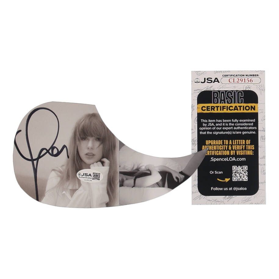 Taylor Swift Signed "Folklore" Custom Insert Pickguard (JSA) at PristineAuction.com Taylor Swift Signed "Folklore" Custom Insert Pickguard (JSA) at PristineAuction.com