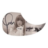 Taylor Swift Signed "Folklore" Custom Insert Pickguard (JSA) at PristineAuction.com
