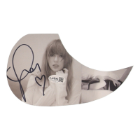 Taylor Swift Signed "Folklore" Custom Insert Pickguard (JSA) at PristineAuction.com