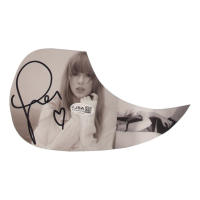 Taylor Swift Signed "Folklore" Custom Insert Pickguard (JSA) at PristineAuction.com