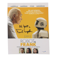 Frank Langella Signed "Robot & Frank" 8x10 Photo Inscribed "All Best" (ACOA) at PristineAuction.com