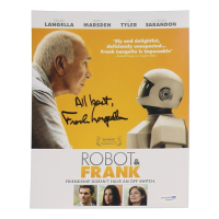 Frank Langella Signed "Robot & Frank" 8x10 Photo Inscribed "All Best" (ACOA) at PristineAuction.com