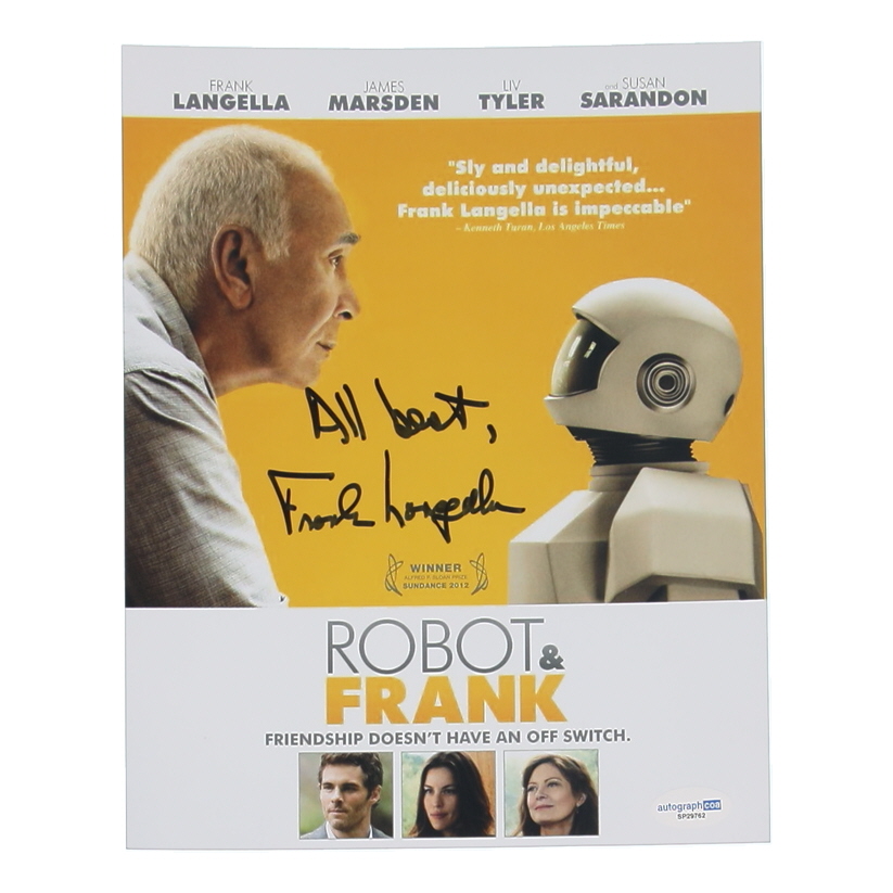 Frank Langella Signed "Robot & Frank" 8x10 Photo Inscribed "All Best" (ACOA) at PristineAuction.com Frank Langella Signed "Robot & Frank" 8x10 Photo Inscribed "All Best" (ACOA) at PristineAuction.com