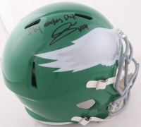 Andrew Mukuba Signed Eagles Full-Size Speed Helmet Inscribed "Fly Eagles Fly!" (JSA) at PristineAuction.com