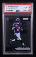 Lamar Jackson 2018 Panini Prizm #212 RC (PSA 10) at PristineAuction.com