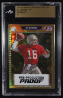 Joe Montana 2024 Leaf Joe Montana Legacy 1989 Pro Set Pre-Production Proof Prismatic Gold #NNO #1/1 (Leaf) at PristineAuction.com