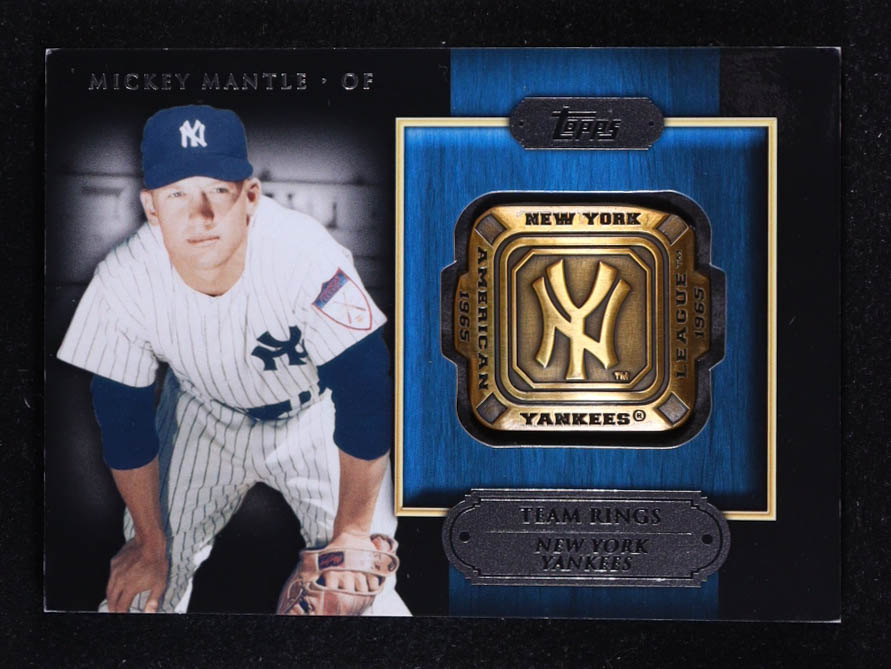 Mickey Mantle 2012 Topps Team Rings #MM at PristineAuction.com Mickey Mantle 2012 Topps Team Rings #MM at PristineAuction.com