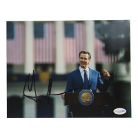 Gavin Newsom Signed 8x10 Photo (ACOA) at PristineAuction.com