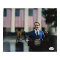 Gavin Newsom Signed 8x10 Photo (ACOA) at PristineAuction.com