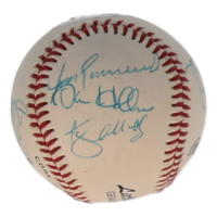1990's Phillies LL Baseball Team-Signed by (10) with Gregg Jeffries, Jim Eisenreich, Dave Hollins, Tyler Green (JSA) at PristineAuction.com