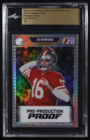 Joe Montana 2024 Leaf Joe Montana Legacy 1989 Pro Set Pre-Production Proof Prismatic Silver #NNO #1/1 (Leaf) at PristineAuction.com