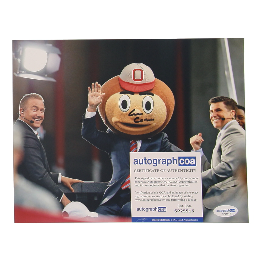 Lee Corso Signed ESPN 8x10 Photo (ACOA) at PristineAuction.com Lee Corso Signed ESPN 8x10 Photo (ACOA) at PristineAuction.com