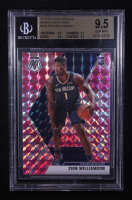 Zion Williamson 2019-20 Panini Mosaic Mosaic Pink Camo #209 RC (BGS 9.5) at PristineAuction.com