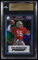 Joe Montana 2024 Leaf Joe Montana Legacy 1989 Pro Set Pre-Production Proof Prismatic Platinum #NNO #1/1 (Leaf) at PristineAuction.com