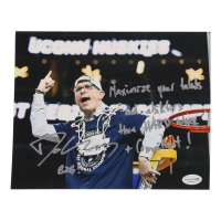 Dan Hurley Signed UConn Huskies 8x10 Photo Inscribed "B2B!" with Extensive Inspirational Inscription (ACOA) at PristineAuction.com
