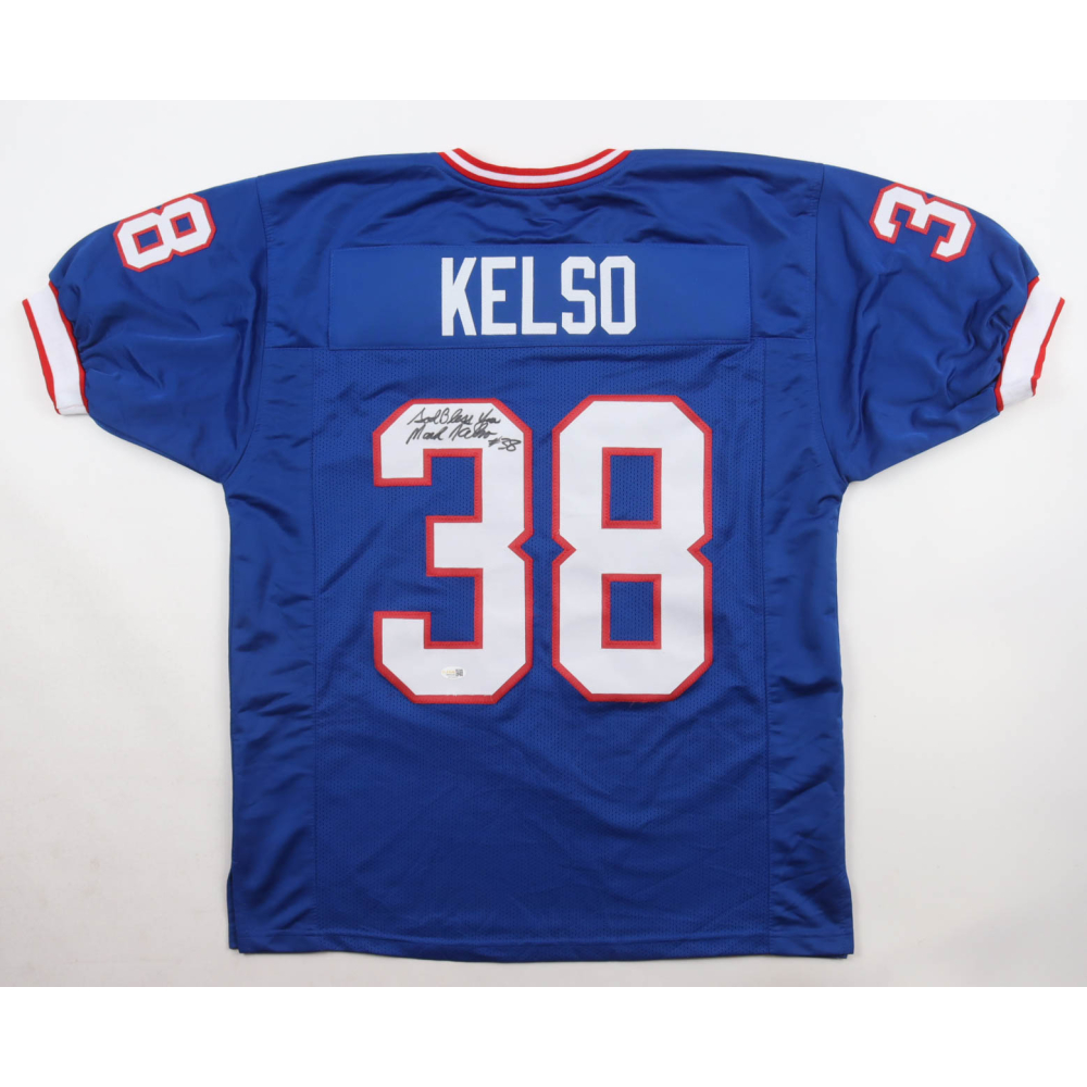 Mark Kelso Signed Jersey Inscribed "God Bless You" (JSA) at PristineAuction.com