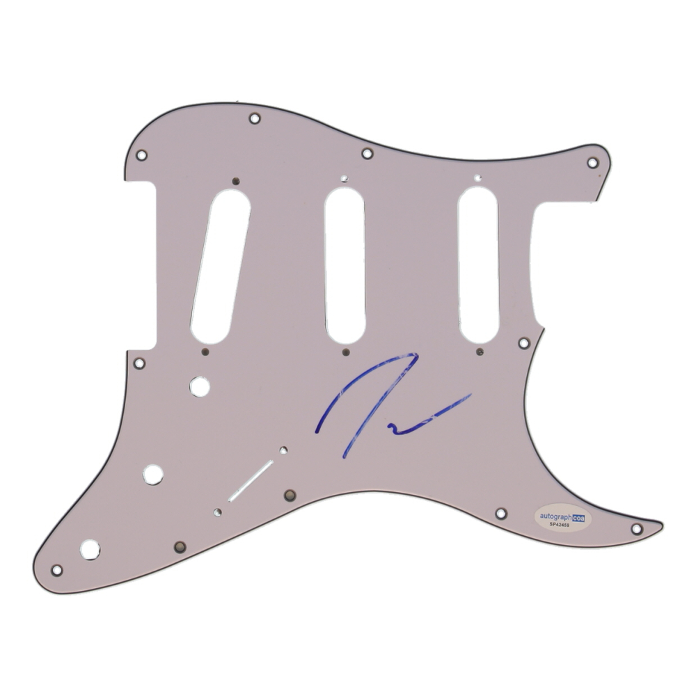 Jeremy Allen White Signed 11" Guitar Pickguard (ACOA) at PristineAuction.com