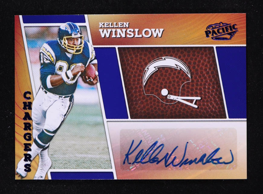 Kellen Winslow 2024 Panini Encore Pacific Penmanship Blue #16 #17/25 at PristineAuction.com Kellen Winslow 2024 Panini Encore Pacific Penmanship Blue #16 #17/25 at PristineAuction.com