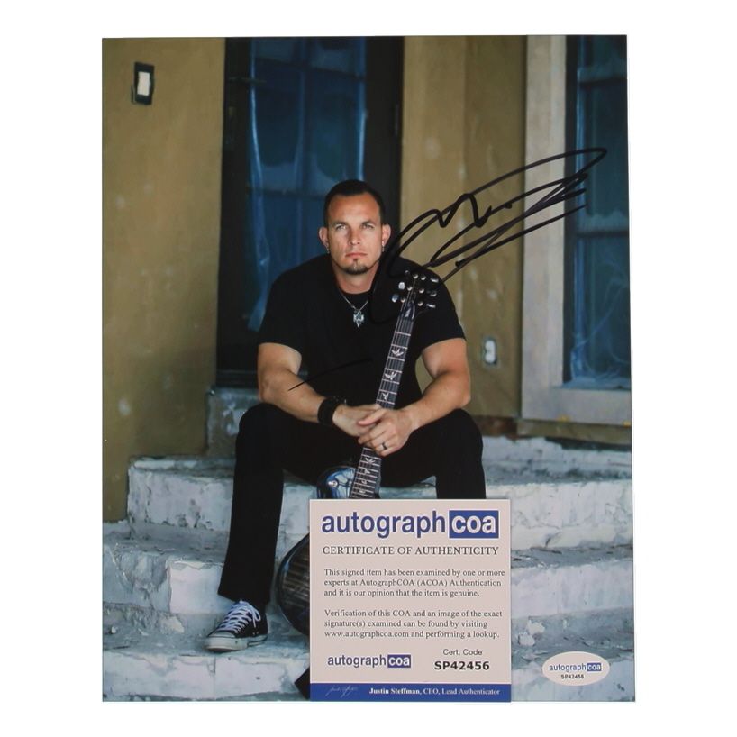 Mark Tremonti Signed Creed 8x10 Photo (ACOA) at PristineAuction.com Mark Tremonti Signed Creed 8x10 Photo (ACOA) at PristineAuction.com