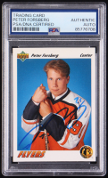 Peter Forsberg Signed 1991-92 Upper Deck #64 RC (PSA) at PristineAuction.com
