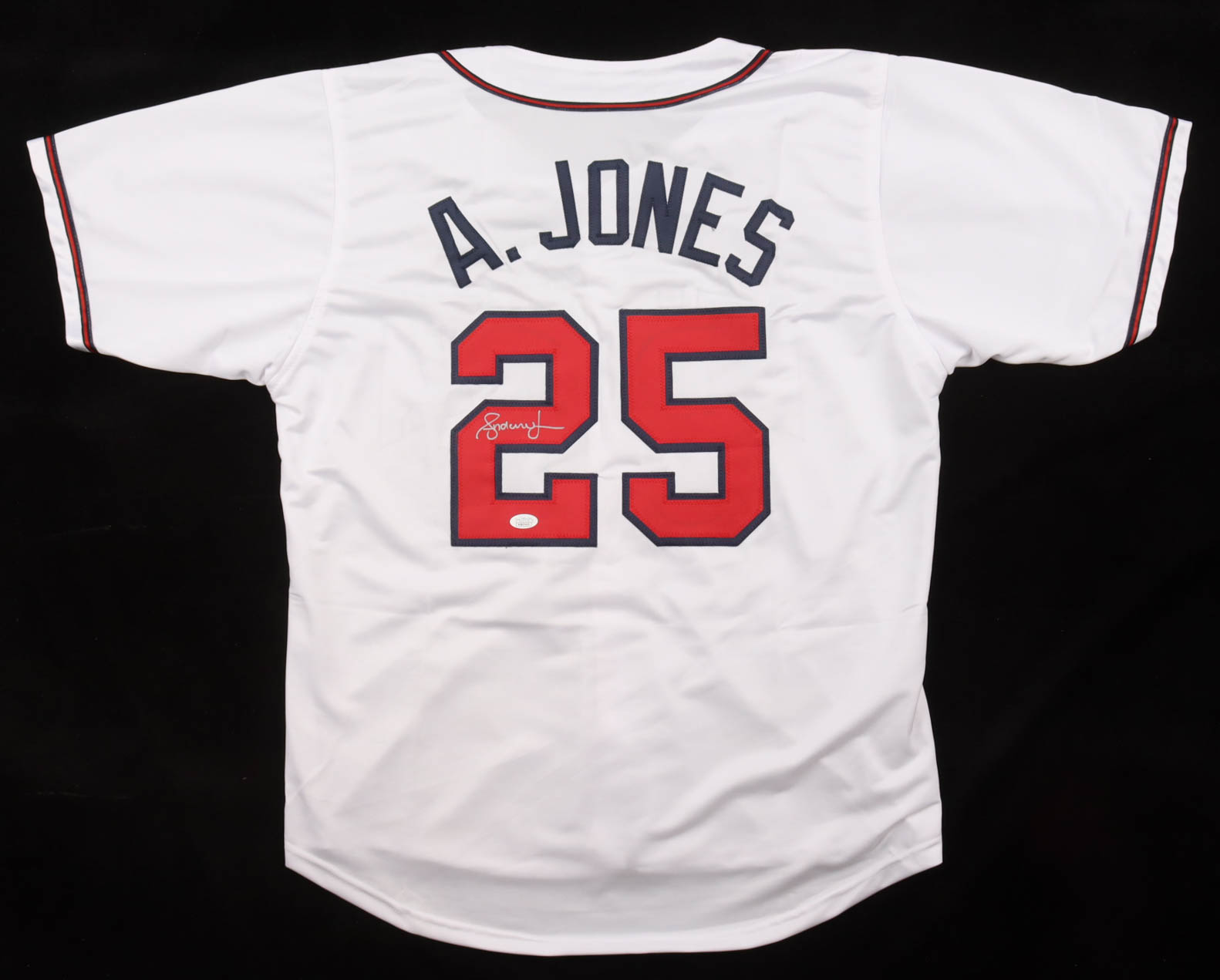 Andruw Jones Signed Jersey (JSA) at PristineAuction.com Andruw Jones Signed Jersey (JSA) at PristineAuction.com