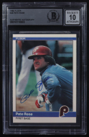 Pete Rose Signed 1984 Fleer #46 (BGS | Autograph Graded 10) at PristineAuction.com