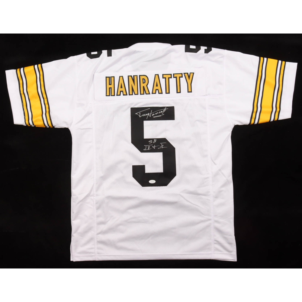 Terry Hanratty Signed Jersey Inscribed "SB IX & X" (JSA) at PristineAuction.com